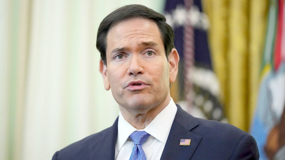 US-Außenminister Marco Rubio vergleicht die Straße von Hormus mit einer „wirtschaftlichen Atomwaffe“. (Archivbild) Foto: Mark Schiefelbein