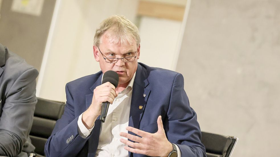 Südbrookmerlands Bürgermeister Thomas Erdwiens. Foto: Claus Hock