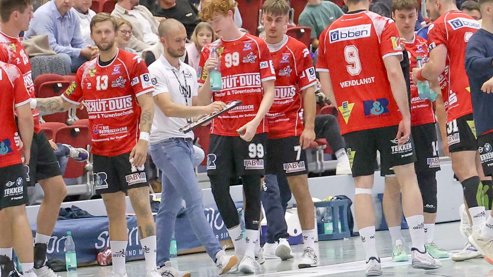 Der Insolvenzantrag ist gestellt. Noch ist unklar, wie der OHV Aurich die Saison in der 3. Liga zu Ende bringen wird. Foto: Helmut Vortanz