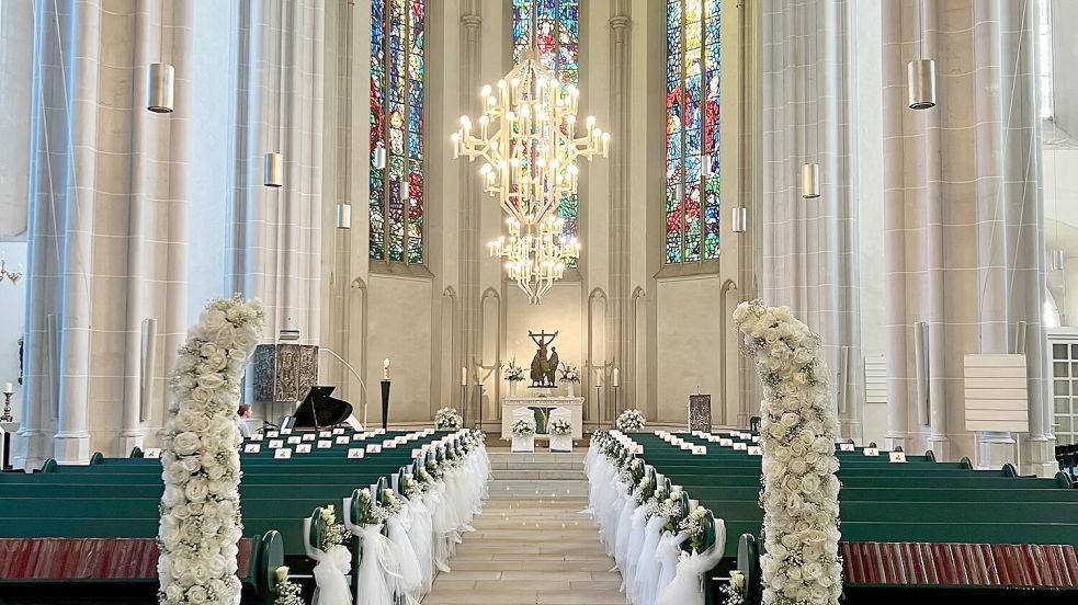 Auch in die Kirche St. Katharinen laden die evangelischen Kirchengemeinden bei „Einfach heiraten“ ein. Foto: Andrea Kruckemeyer