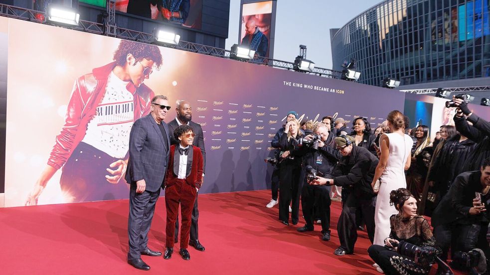 In Berlin feierte der Film „Michael“ über Michael Jackson seine internationale Premiere. (Archivbild) Foto: Carsten Koall/dpa