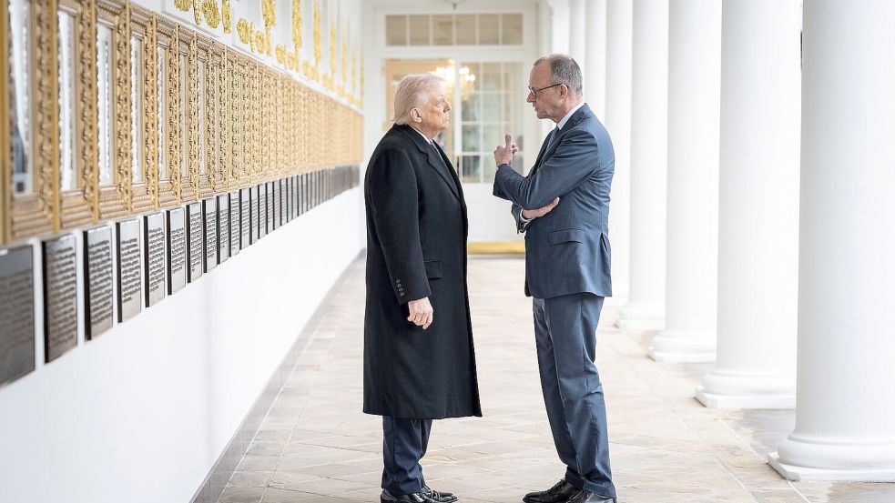 Verhältnis zwischen Trump und Merz verschlechtert sich. (Archivbild) Foto: Guido Bergmann/Presse- und Infor