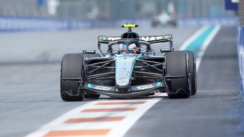 Kimi Antonelli geht von der Pole Position ins Miami-Rennen. Foto: Rebecca Blackwell