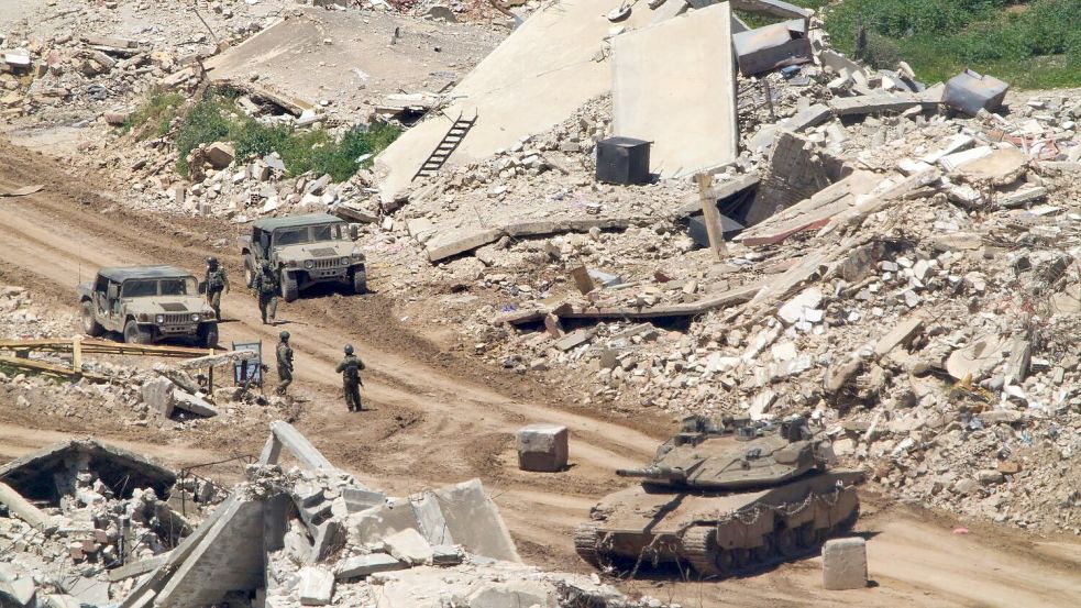 Israelische Soldaten im Südlibanon. (Archivbild) Foto: Ariel Schalit