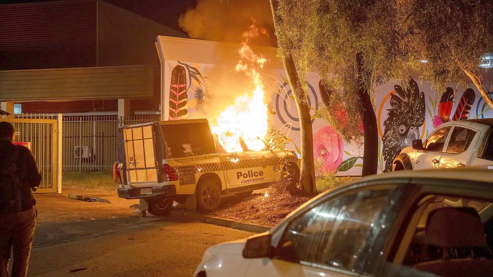 Nach dem Fund der Leiche des Mädchens war es in Alice Springs zu Ausschreitungen gekommen. Foto: Rhett Hammerton