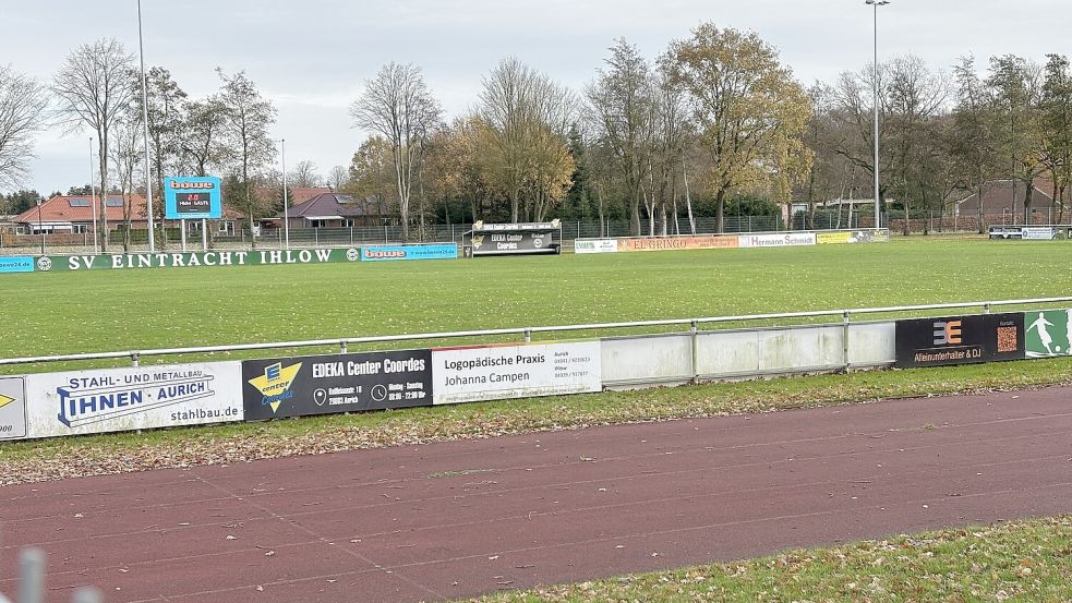 Der A-Platz mit der Tartanbahn in Ihlowerfehn soll saniert werden, aber das Geld fehlt. Foto: Christin Wetzel