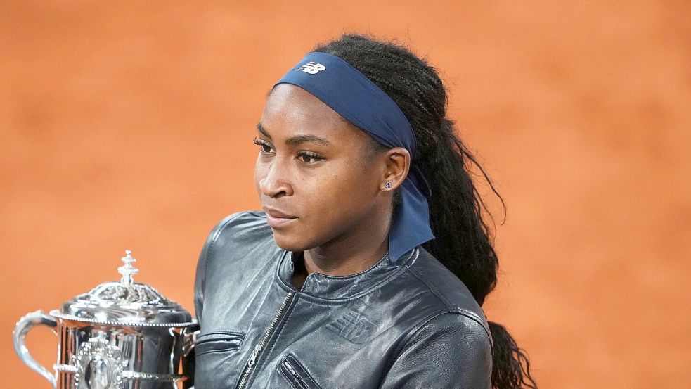 2025 triumphierte US-Tennisstar Coco Gauff bei den French Open. (Archivbild) Foto: Lindsey Wasson/AP/dpa