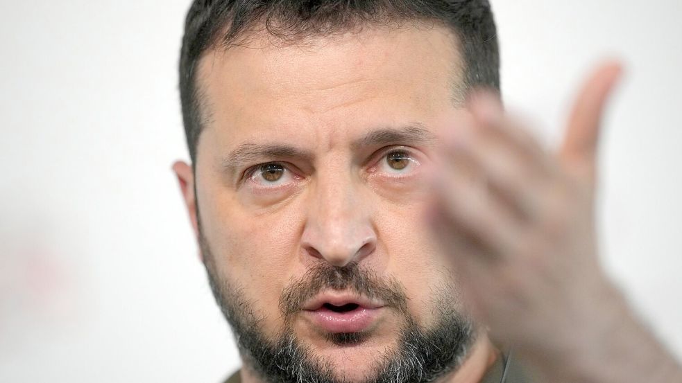 Der ukrainische Präsident Wolodymyr Selenskyj hat eine eigene Waffenruhe angekündigt. (Archivbild) Foto: Vadim Ghirda/AP/dpa