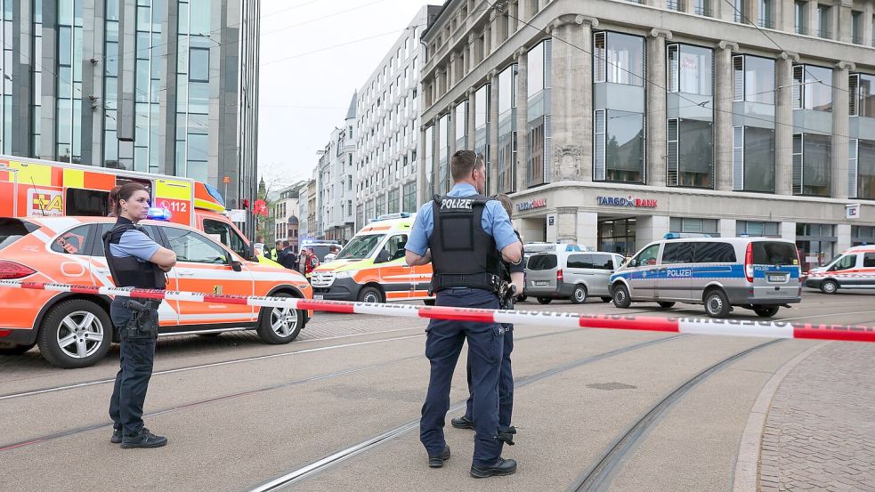 Ein Amokfahrer hat in Leipzig mehrere Menschen getötet und verletzt. Foto: Jan Woitas/dpa