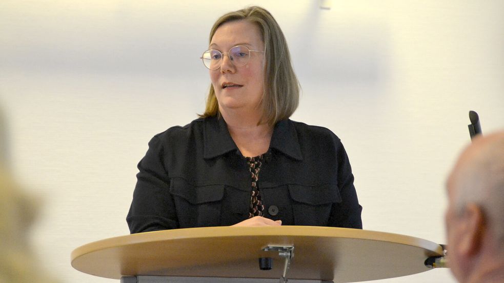 Stefanie Jordan ist von Anfang an für die Kreis-Tochtergesellschaft Auno tätig und heute Geschäftsführerin.Foto: Aiko Recke