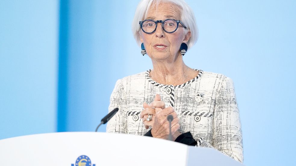 EZB-Präsidentin Lagarde spricht sich wegen des Iran-Kriegs für mehr erneuerbare Energien aus. (Archivbild) Foto: Florian Wiegand