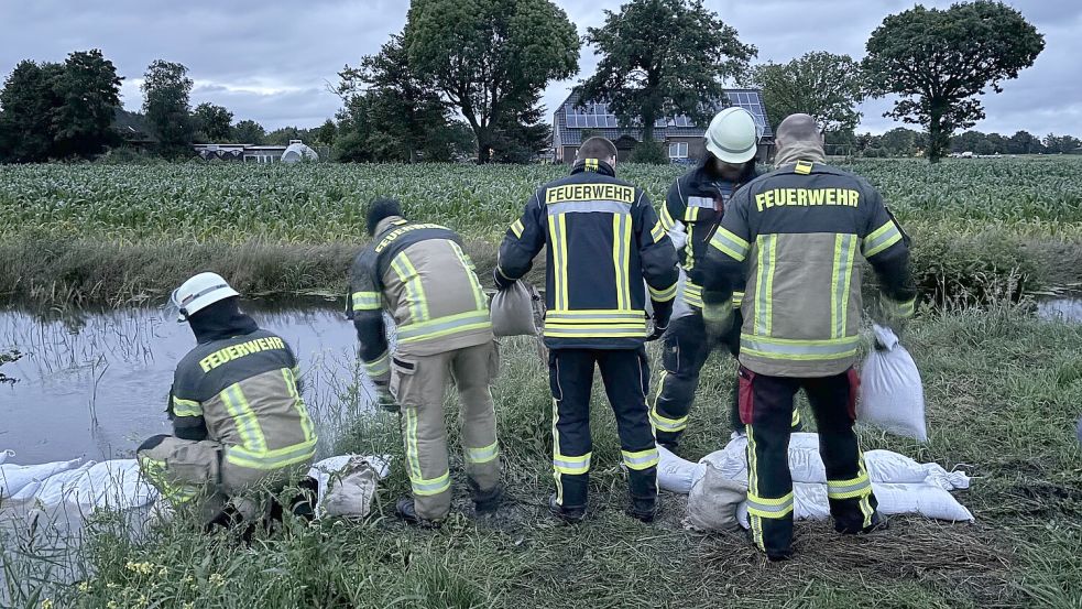 Für die Feuerwehr bedeuteten die Starkregenfälle der vergangenen Jahre Dutzende Einsätze. Foto: Karin Böhmer