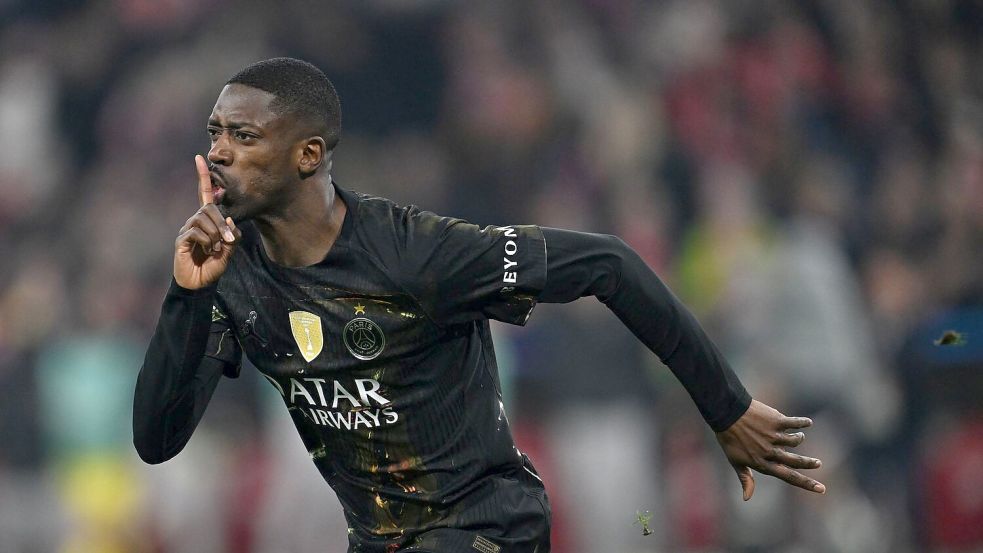 Schockte die Bayern mit seinem frühen Tor: PSG-Star Dembélé. Foto: Sven Hoppe