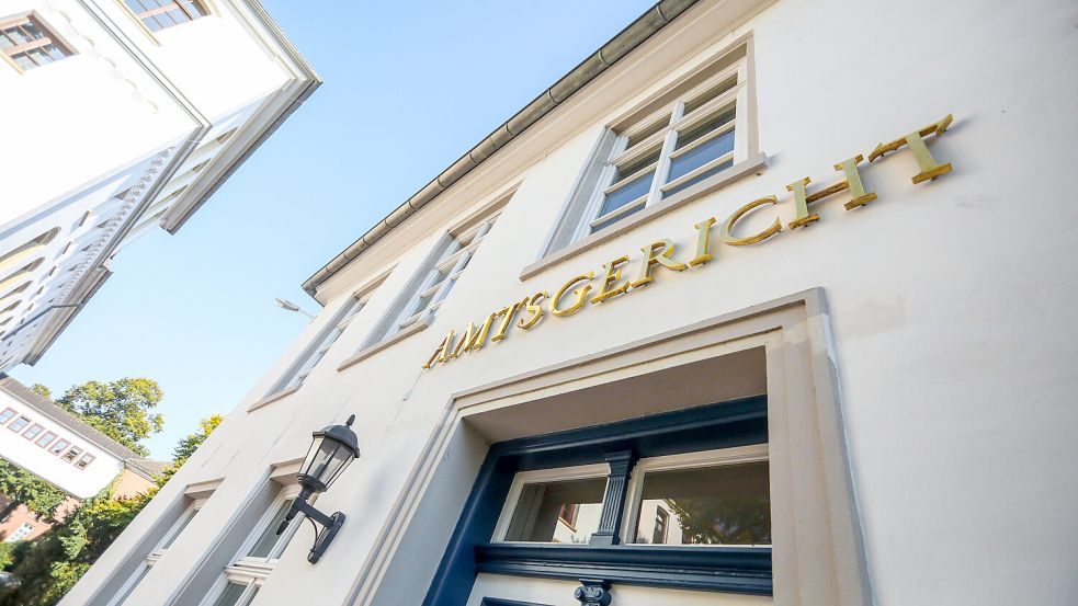 Verhandelt wurde der Fall vor dem Amtsgericht in Aurich. Foto: Romuald Banik