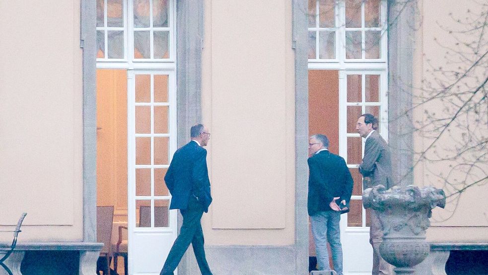 Das Koalitionstreffen in der Villa Borsig nach Ostern gilt als Tiefpunkt der Koalition. (Archivfoto) Foto: Carsten Koall/dpa