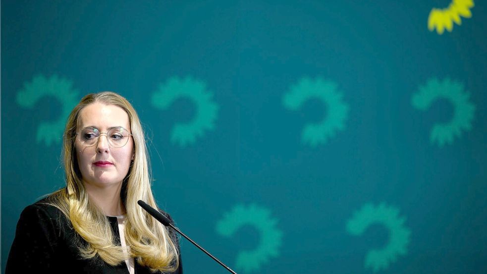 Die Grünen-Chefin sieht die Schuld für die Schlappe vor allem bei Merz. Foto: Hendrik Schmidt