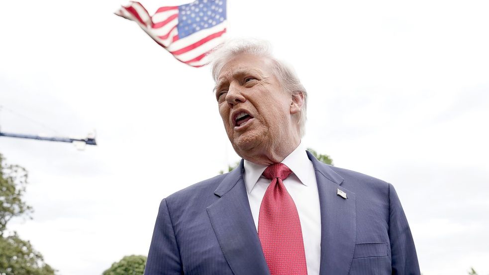 Trump wartet auf eine Antwort aus dem Iran. Foto: Jose Luis Magana