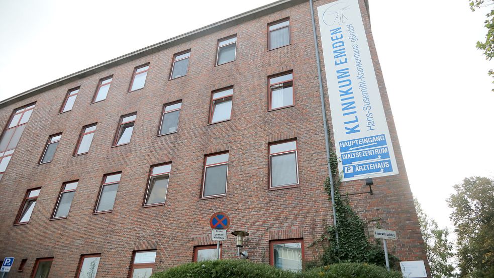 Der vor Gericht verhandelte Vorfall ereignete sich am Klinikum in Emden. Foto: Aiko Recke