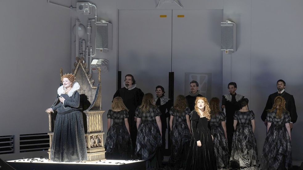 „Of One Blood“ist eine neue Oper über Mary Stuart und Elizabeth I. Foto: Monika Ritterhaus/Bayerische Sta