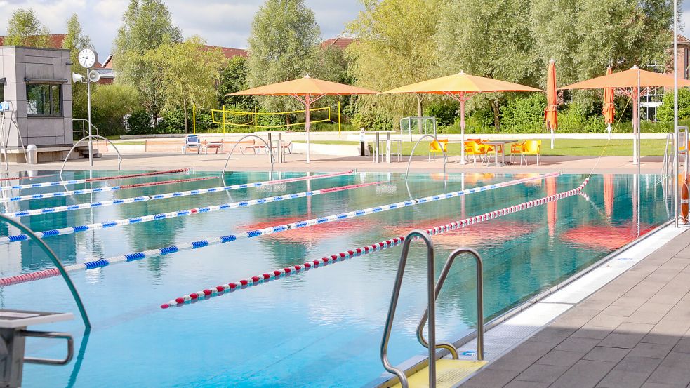 Das Freibad im Auricher „Baalje“ öffnet eine Woche später als geplant. Foto: Romuald Banik