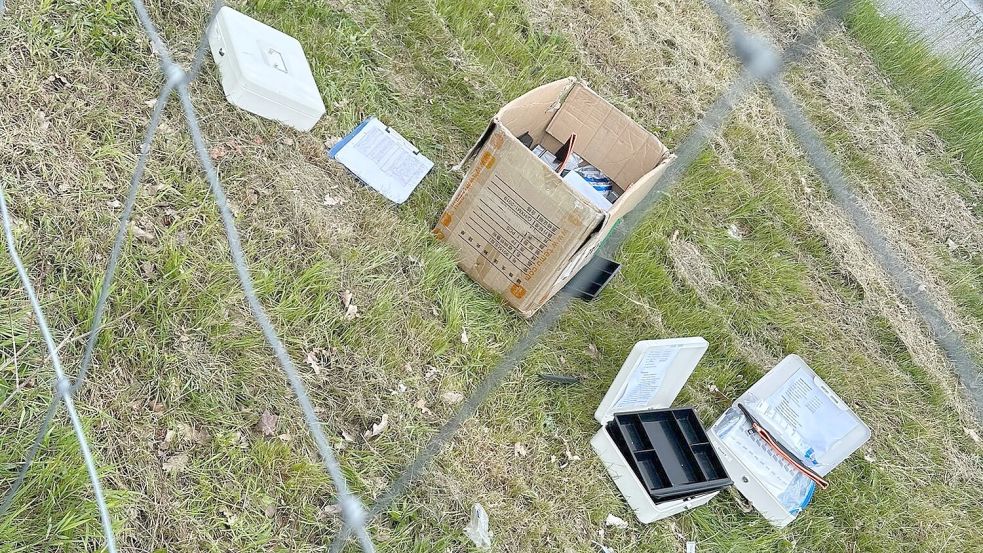 Die Geldkassetten wurden bei Bremen gefunden. Foto: Horst Wilken