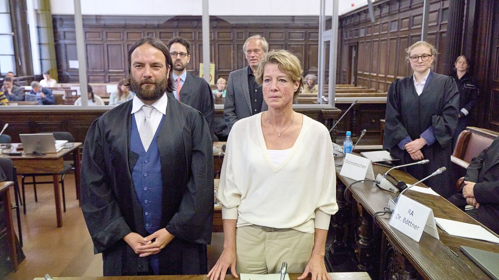Der 50. Prozesstag ist beendet. Foto: dpa-Pool | Georg Wendt