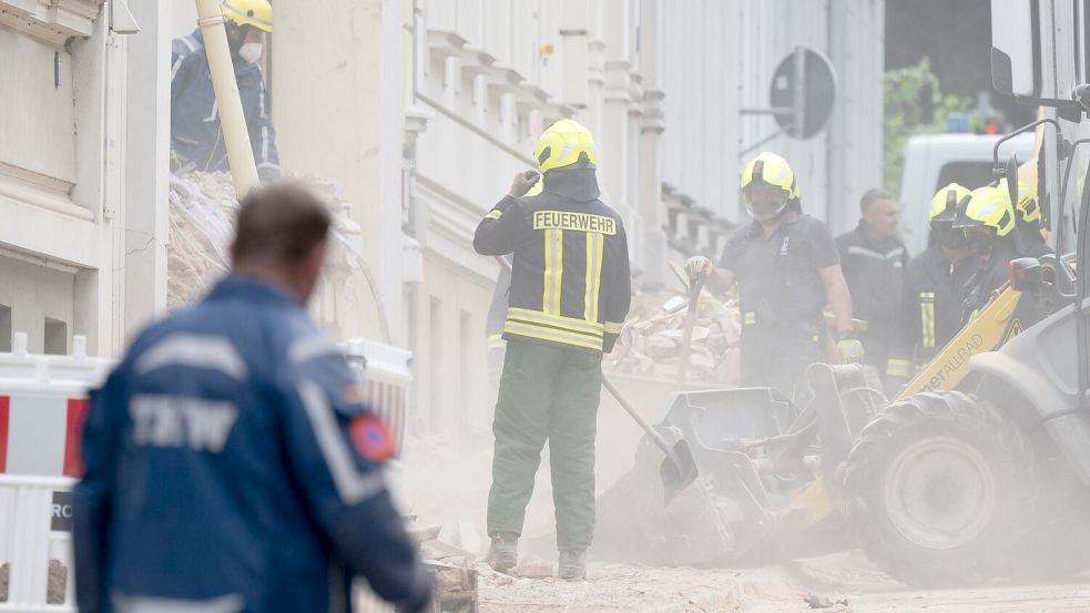 Eine dritte Leiche wurde in den Trümmern gefunden. Foto: Sebastian Kahnert