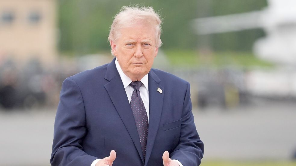 US-Präsident Trump hält eine Einigung für möglich - schließt aber auch eine neue Eskalation nicht aus. Foto: Alex Brandon
