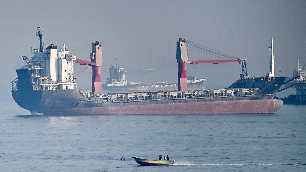 Der Iran übt die Kontrolle über die Straße von Hormus aus. (Archivbild) Foto: -/kyodo/dpa