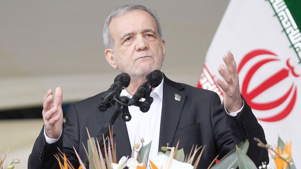 Der iranische Präsident äußerte großes Misstrauen gegenüber Washington. (Archivfoto) Foto: Shadati/XinHua/dpa