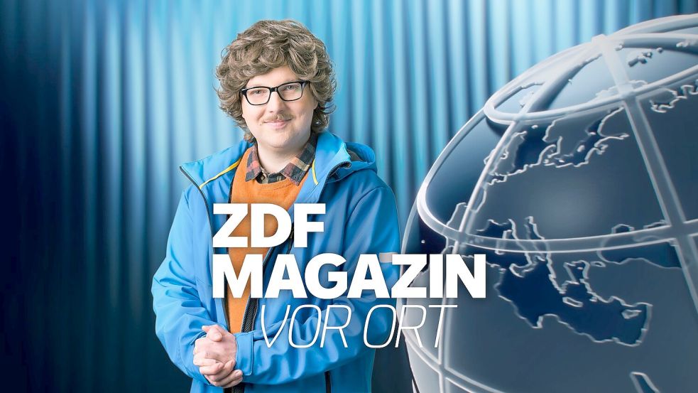 Autor Chris Sommer in seiner Rolle als Reporter Peter-Stefan Thomas - Das „ZDF Magazin vor Ort: Die Colonius-Sprengung“ kommt am Freitag. (Handoutbild) Foto: Lennart Speer/ZDF/dpa