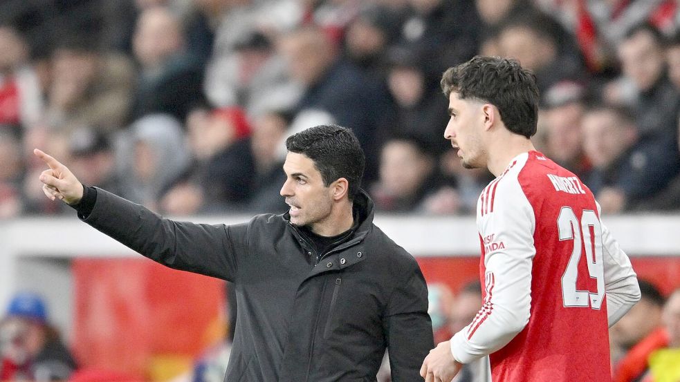 Seit 2019 als Trainer beim FC Arsenal: Mikel Arteta. (Archivbild) Foto: Anke Waelischmiller