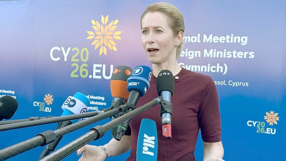 Die EU-Außenbeauftragte Kaja Kallas hält eine Diskussion über Personen für nicht zielführend. Foto: Ansgar Haase/dpa