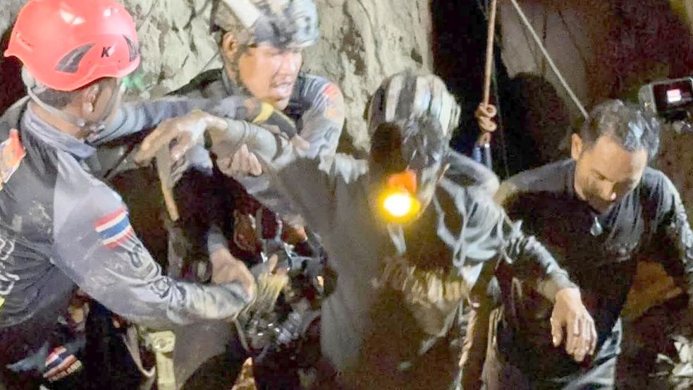 Die Rettung des Mannes war extrem kompliziert. Foto: -