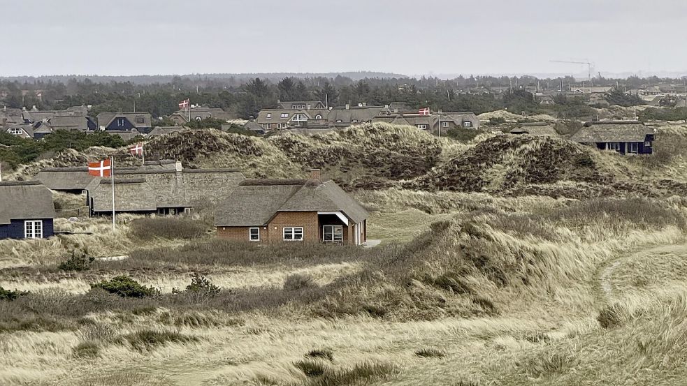 Ein eigenes Reetdachhaus in den Dünen an der Nordsee: So sieht der Traum vieler Dänemarkfans aus. Foto: Sebastian Iwersen
