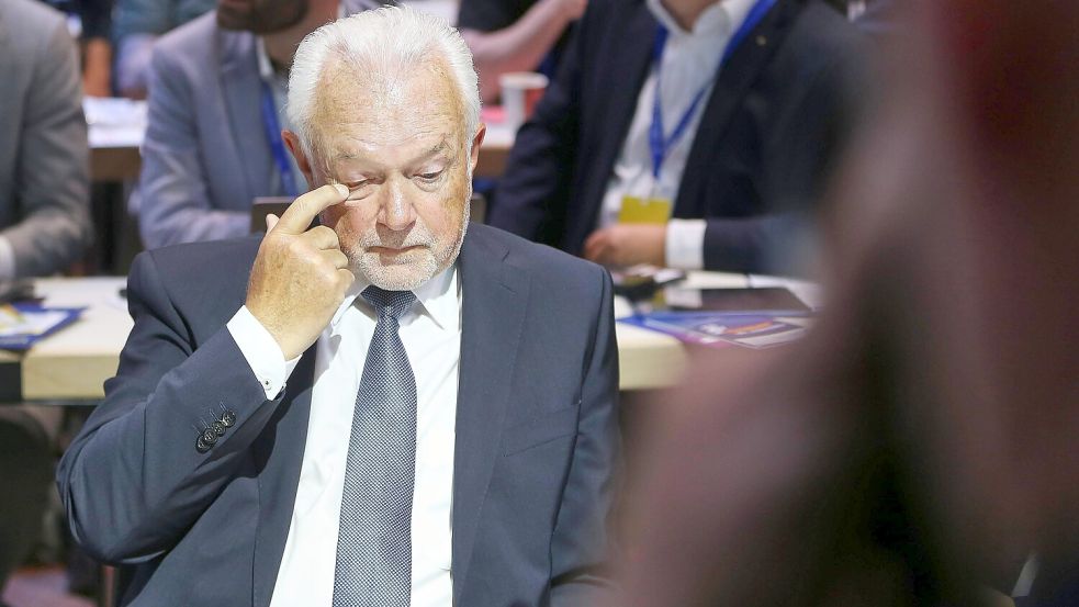 Reicht das an Rückenwind? Wolfgang Kubicki wird beim Parteitag der FDP mit knapp 60 Prozent zum Vorsitzenden gewählt. Foto: IMAGO/dts Nachrichtenagentur
