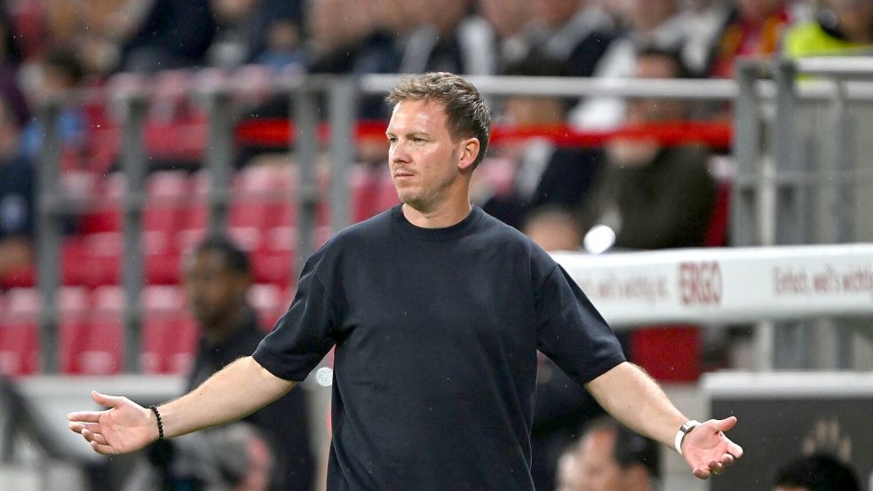 Bundestrainer Julian Nagelsmann plant fix mit Kai Havertz in Bestform bei der WM. Foto: Federico Gambarini/dpa