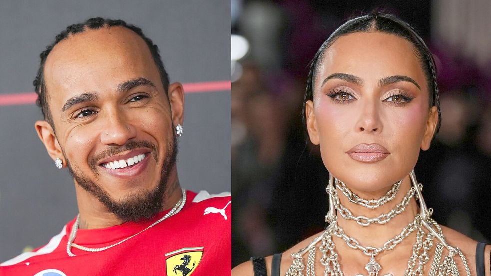 Die Gerüchteküche um eine Beziehung von Kim Kardashian und Lewis Hamilton brodelt seit Monaten. (Archivbild) Foto: Bradley Collyer/PA Wire/Scott A
