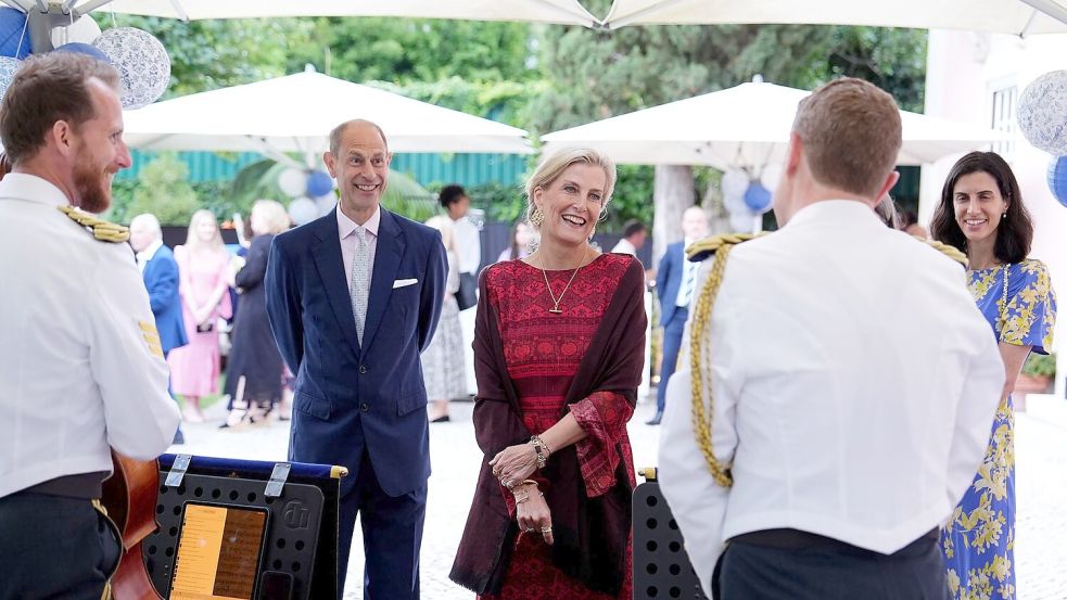 Es ist der erste offizielle Besuch britischer Royals in Portugal seit 15 Jahren. Foto: Aaron Chown