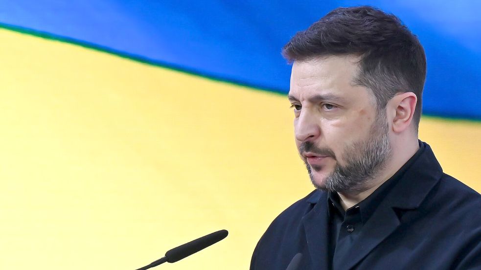 Der ukrainische Präsident Wolodymyr Selenskyj warnt vor einem neuen schweren Angriff Russlands. (Archivbild) Foto: Sven Hoppe