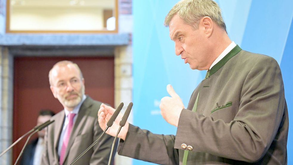 Der stellvertretende CSU-Vorsitzende Manfred Weber fordert eine Neuausrichtung seiner Partei. (Archivbild) Foto: Malin Wunderlich