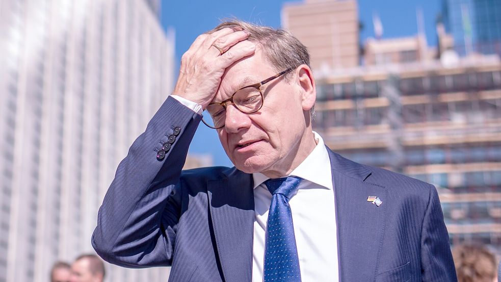 Allen Bemühungen zum Trotz: Außenminister Johann Wadephul (CDU) konnte das Drama in New York nicht mehr aufhalten. Foto: dpa/Michael Kappeler