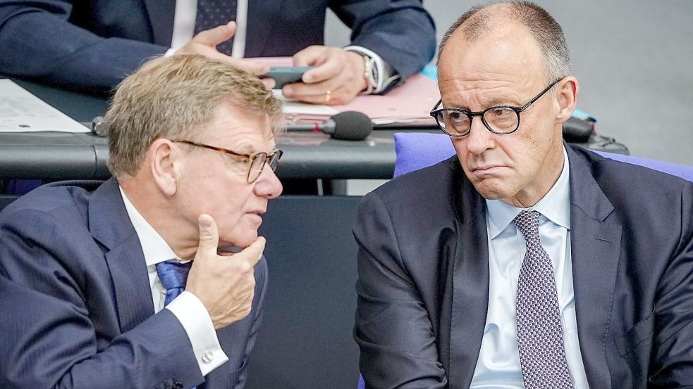 Wadephul und Merz müssen für das UN-Debakel geradestehen. (Archivbild) Foto: Kay Nietfeld/dpa