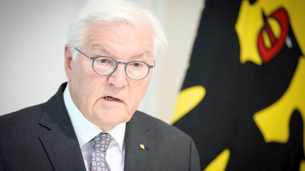 Bundespräsident Frank-Walter Steinmeier kann sich nach einer früheren Ablehnung nun Olympische Spiele 2036 in Deutschland vorstellen. Foto: Bernd von Jutrczenka/dpa