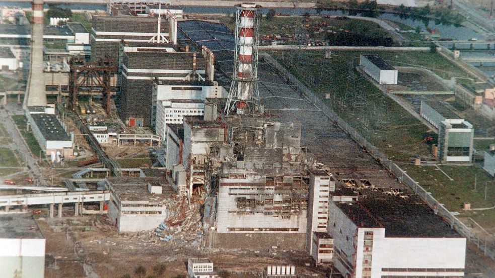 Die Sperrzone um das havarierte Atomkraftwerk von Tschernobyl dient heute als Lager für abgebrannte Brennelemente. (Archivbild) Foto: dpa