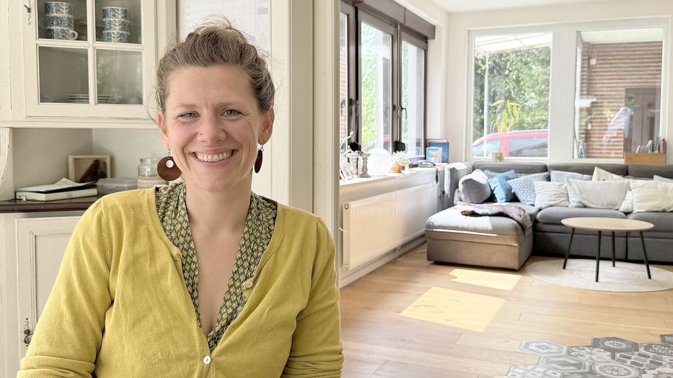 Tanja Gelbach ist ein lebensfroher Mensch und lebt gerne mit anderen zusammen. Foto: Holger Janssen