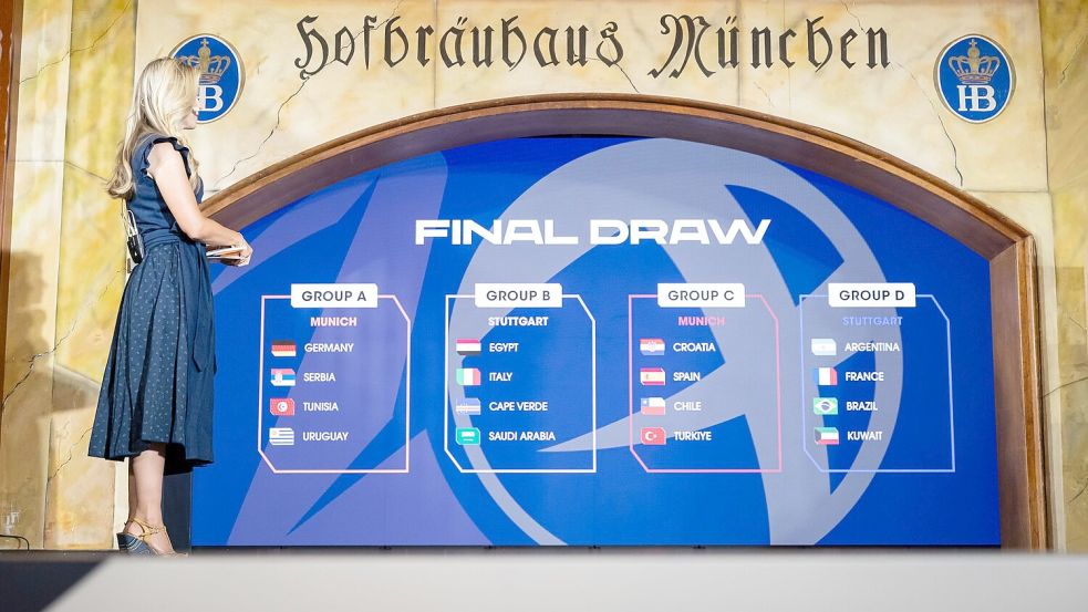 Vier der acht Vorrundengruppen der Handball-WM 2027 in Deutschland. Foto: Lukas Barth-Tuttas