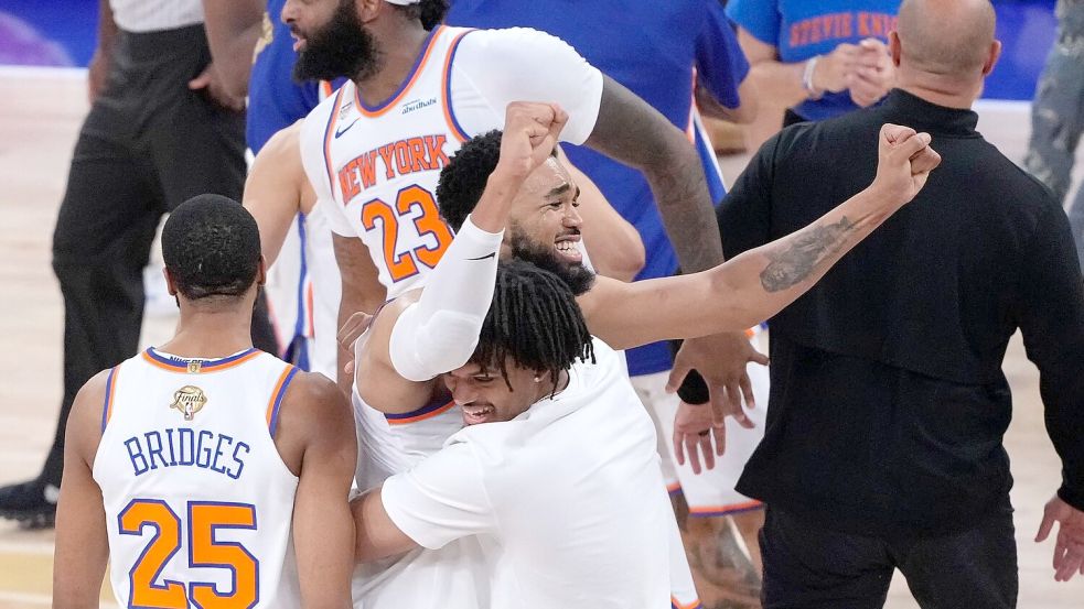 Party in New York: Die Knicks drehen das vierte Finale. Foto: Ross D. Franklin