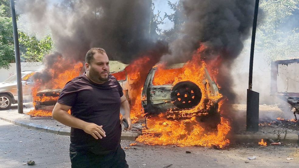 Ungeachtet einer Waffenruhe greifen sich Israel und die Hisbollah weiterhin gegenseitig an. Foto: Mohammed Zaatari