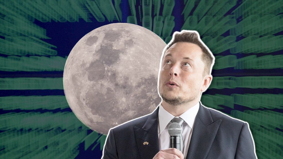 Träumt vom Bau einer Stadt auf dem Mond mit SpaceX: Elon Musk. Foto: IMAGO/Susie Dodds